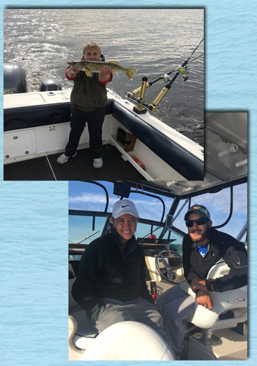 Walleye Rates Lake Michigan from ice out to mid Nov for Salmon, Trout, and Walleye with Delta Dawn Charters