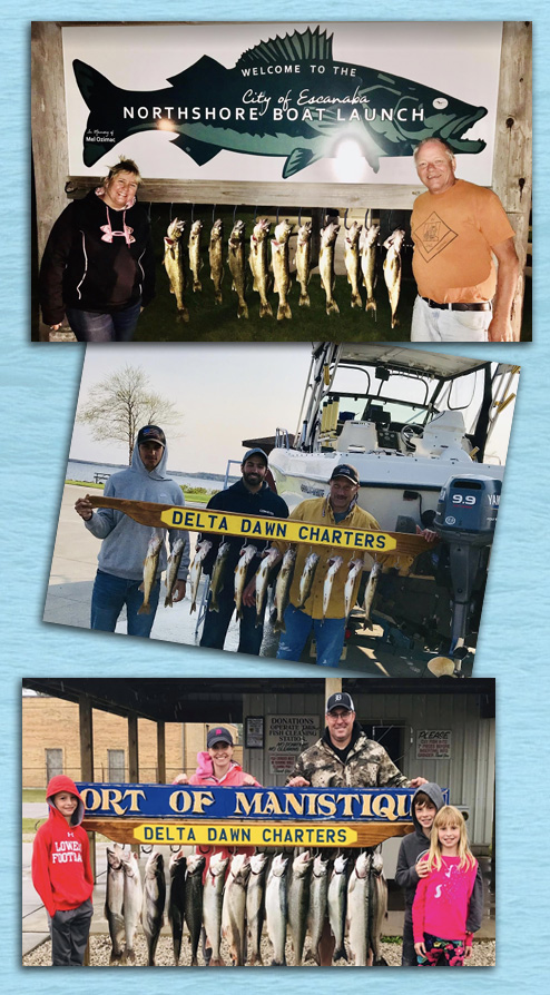 Lake Michigan Fishing Charters With Delta Dawn Charters Fishing in DA UP
